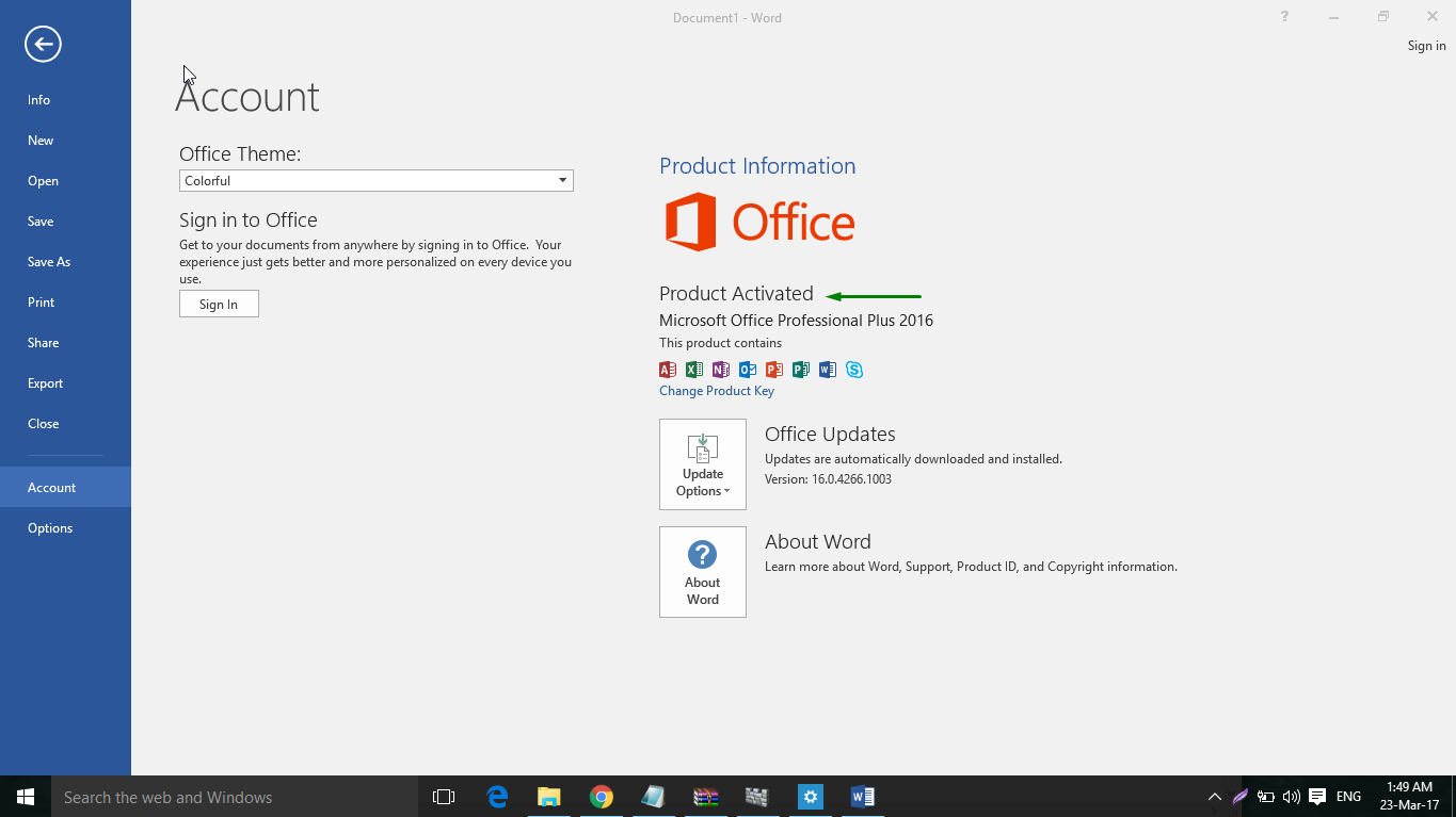 Microsoft Office 360 2016 Serial Key